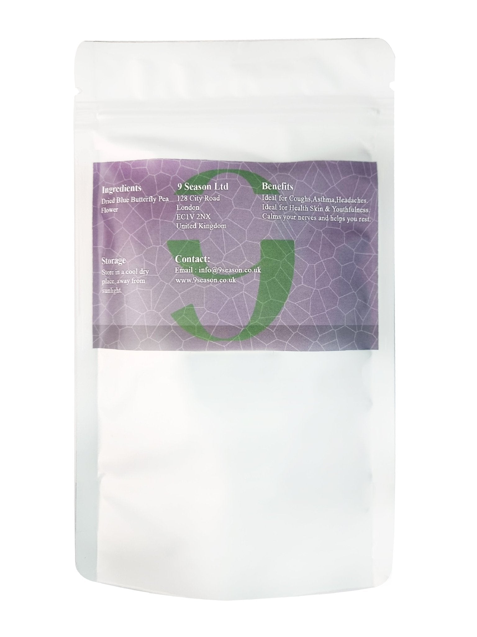 Butterfly Pea Flower Tea - 25 Tea Bags 25g