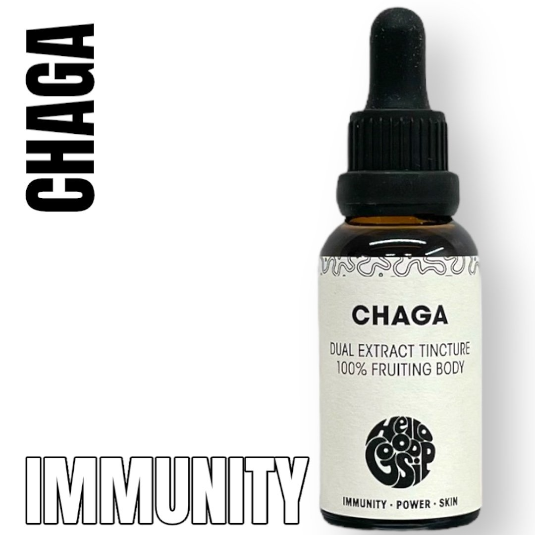 Chaga Dual Extract Tincture, 30ml