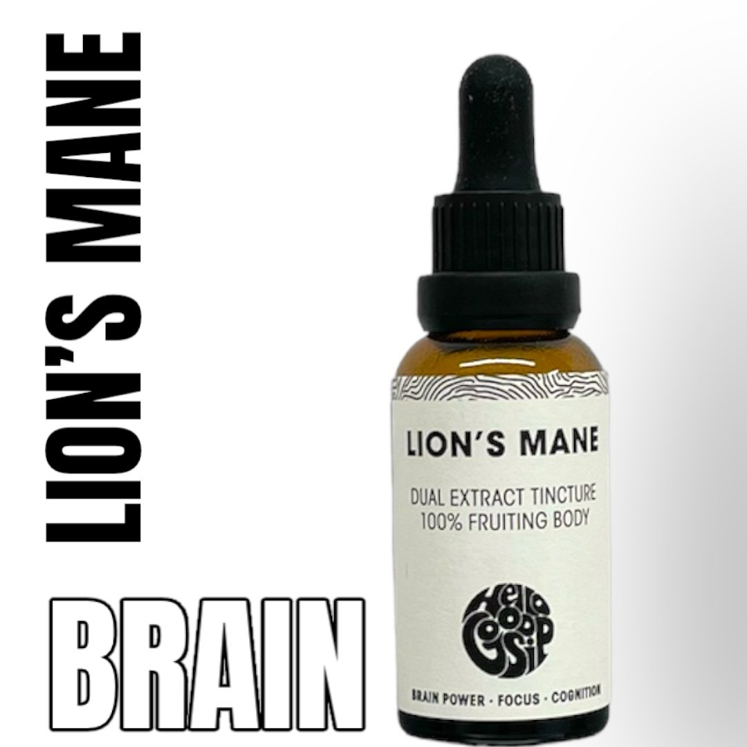 Lion's Mane Dual Extract Tincture, 30ml