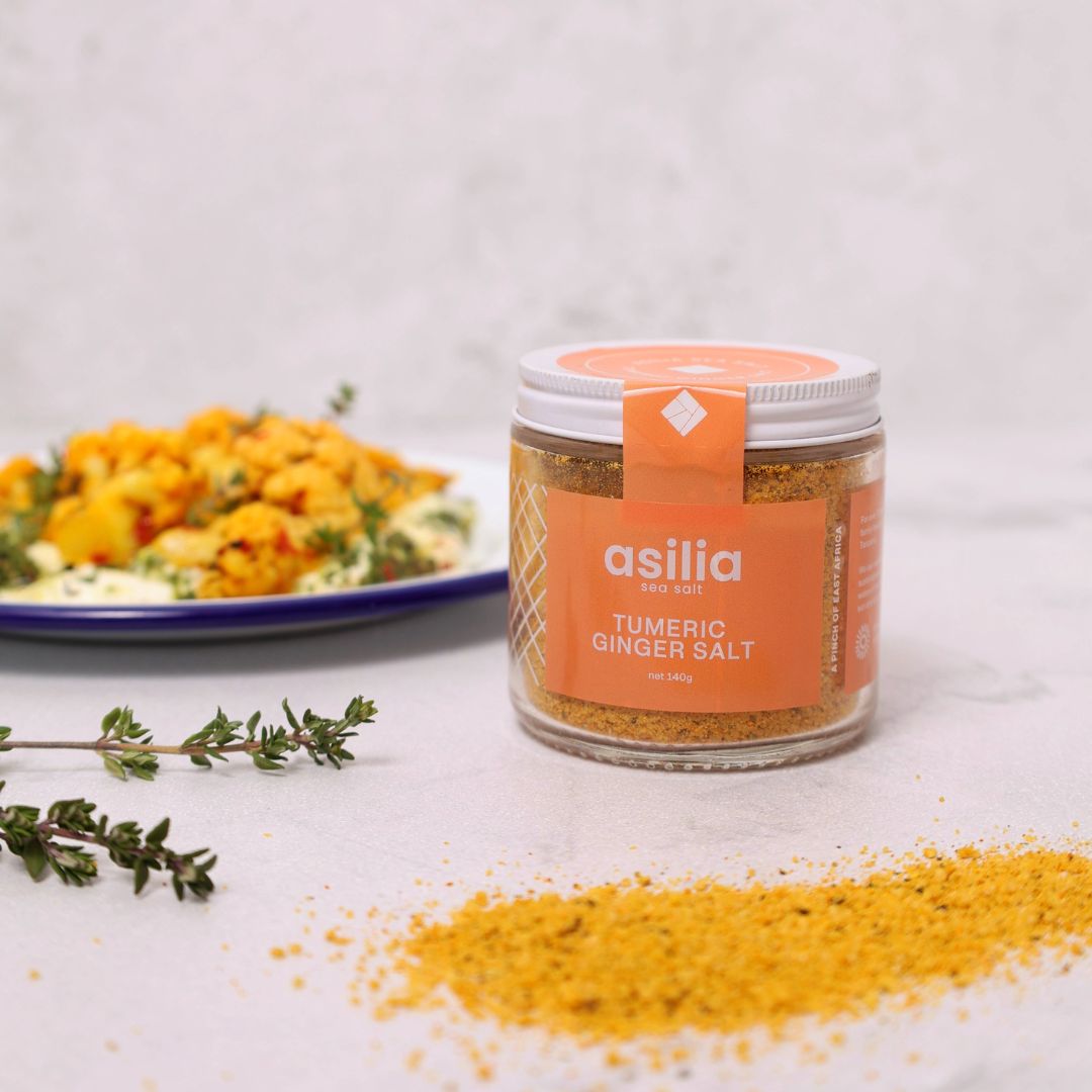 Turmeric Ginger Sea Salt – 140g