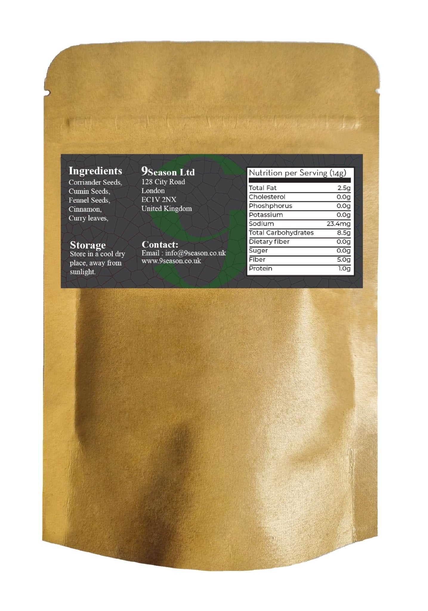 Unroasted Curry Powder 50g